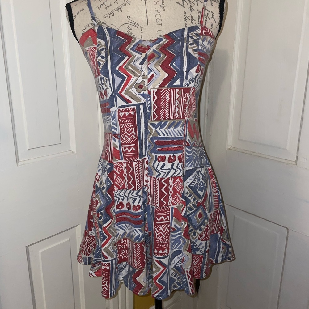 Hana Colorful Patterned Romper